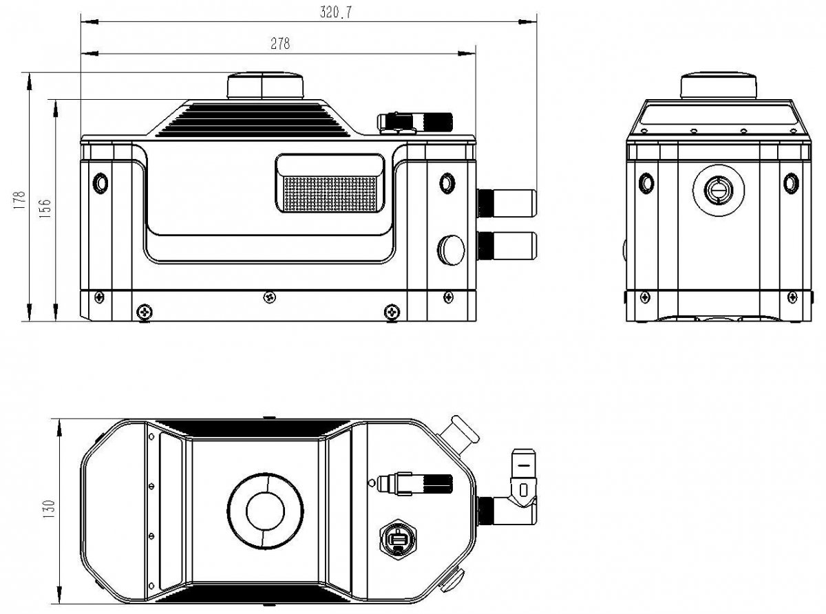 SDC-210 dimensions